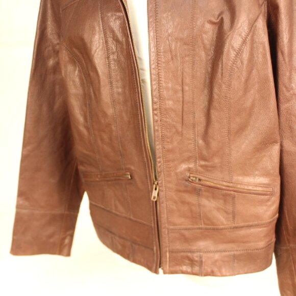 Womans Nordstrum Caston Leather Jacket - Picture 3 of 12